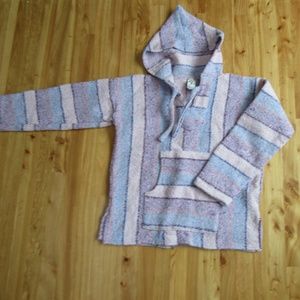 Baja Hoodie Jacket M Pink Multi New